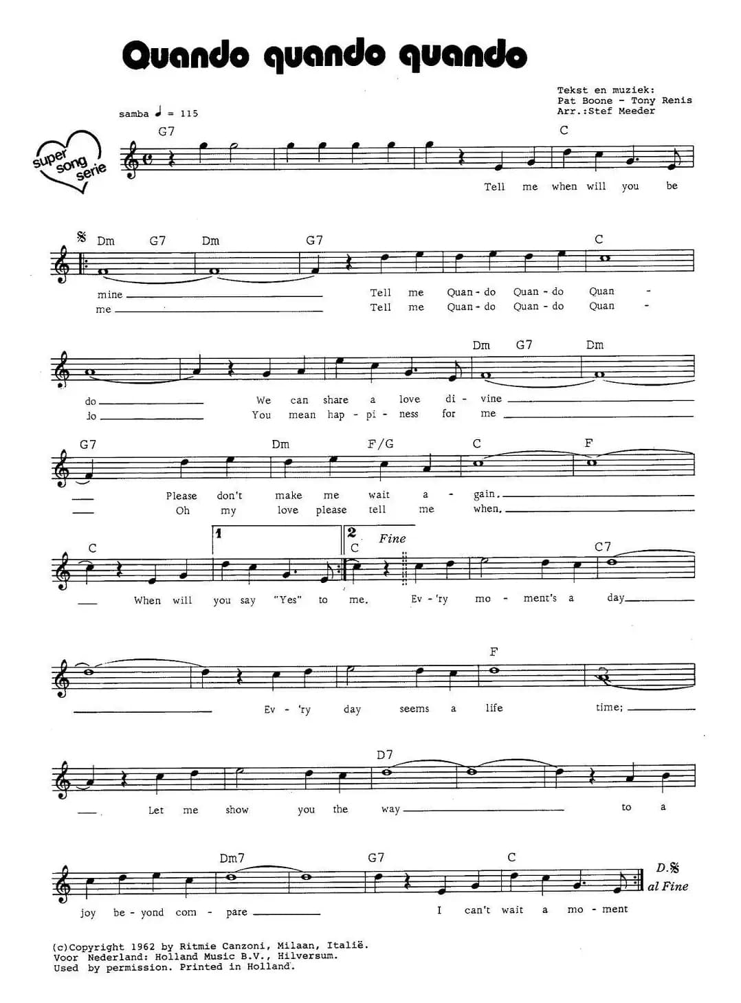 Quando Quando Quando