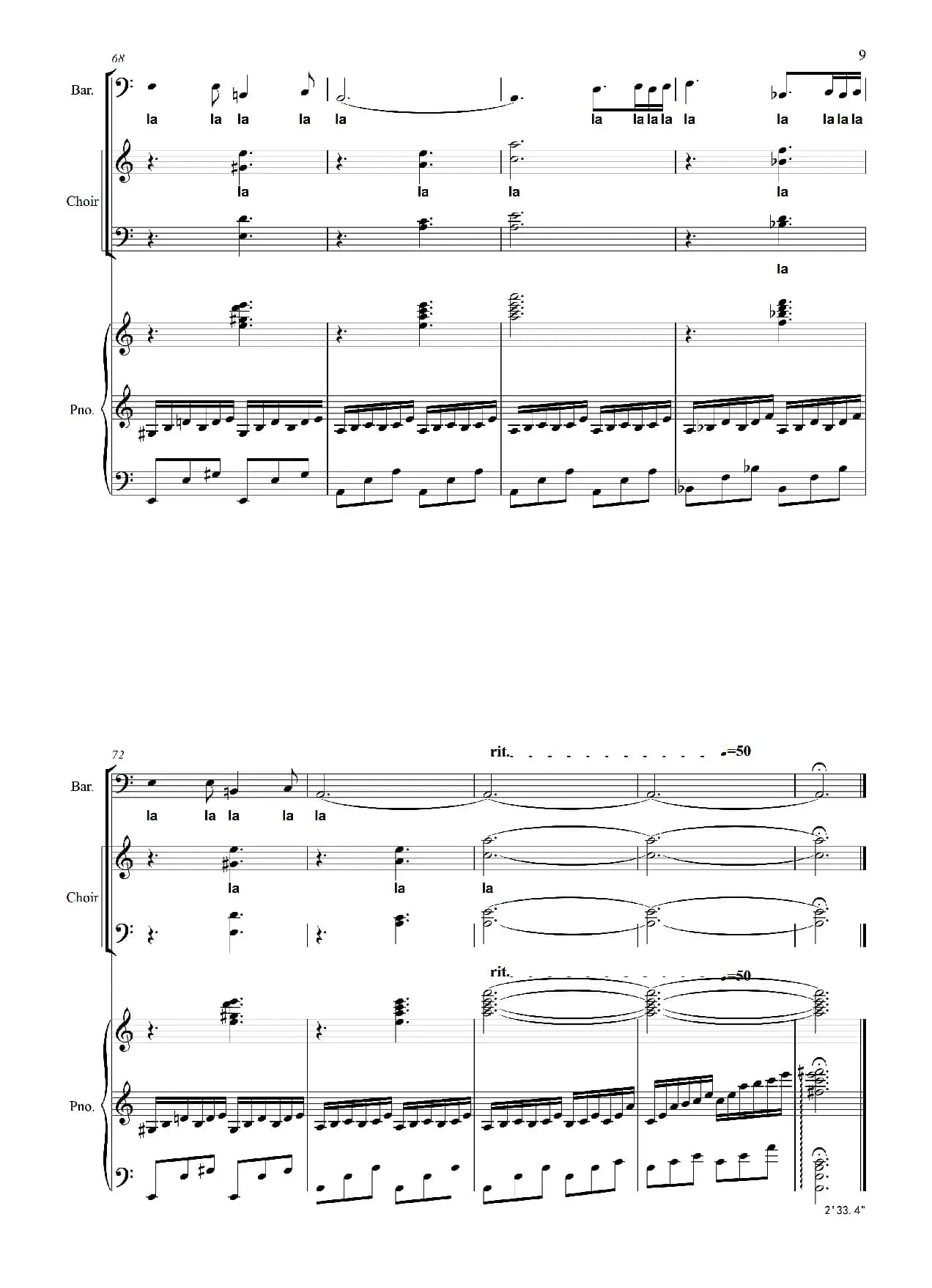 无字歌（电视剧《黄河》主题曲、正谱）