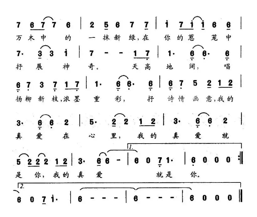 我的真爱就是你（电视剧《电视台的故事》片头曲）