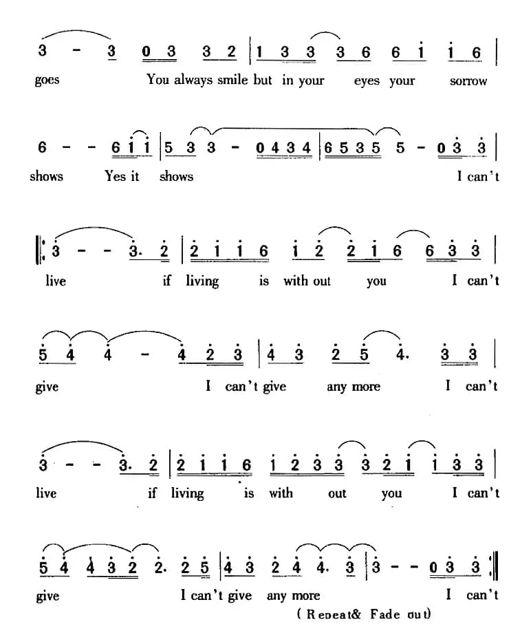 Without You 没有你