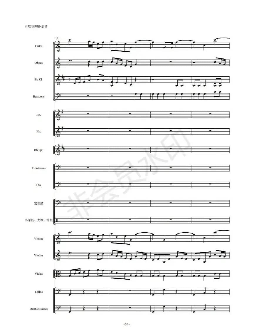 河南民歌组曲（第三乐章）