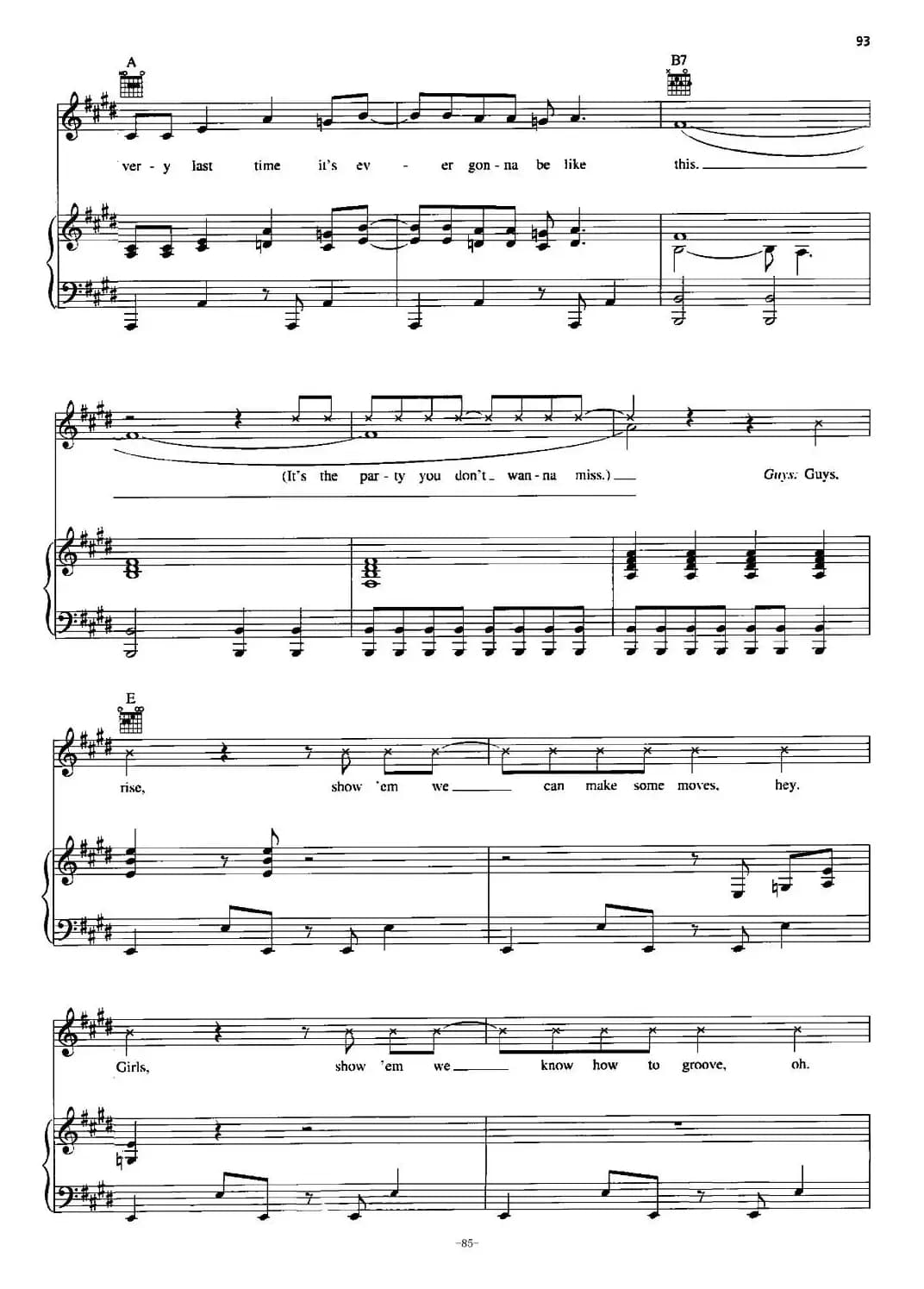 [美]All for one（正谱）