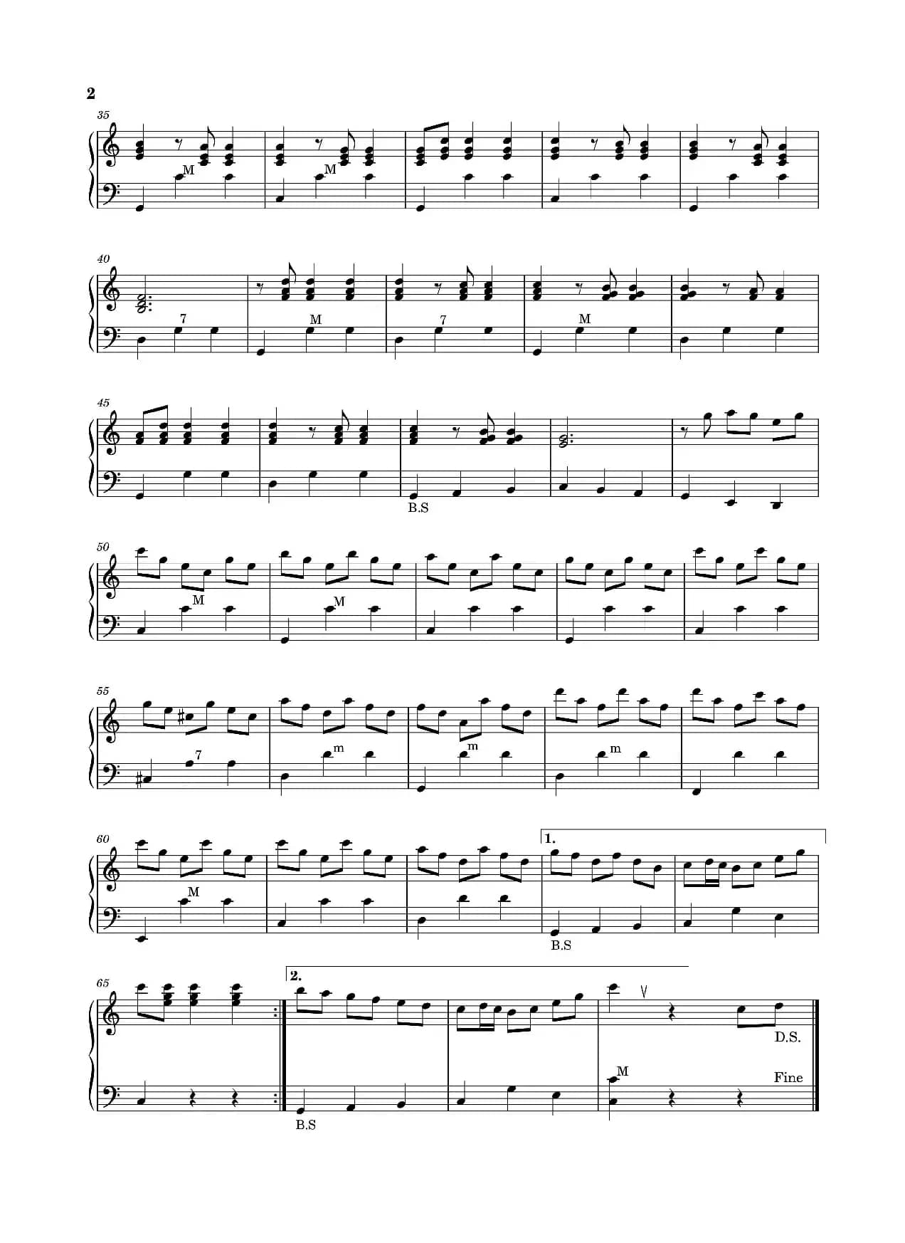 雪花舞者（手风琴五线谱）