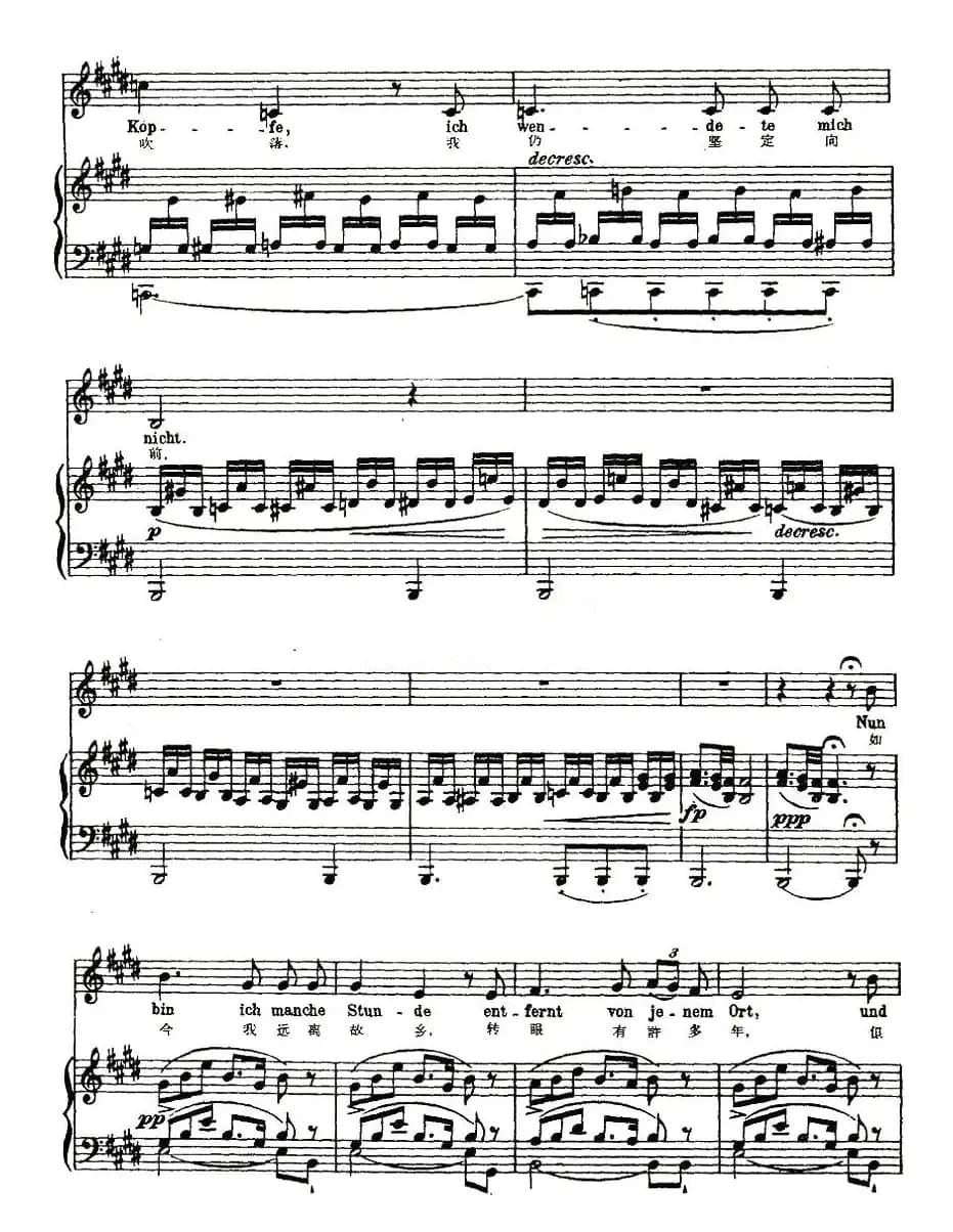 [奥]菩提树（中外文对照版、正谱、邓映易译配版）