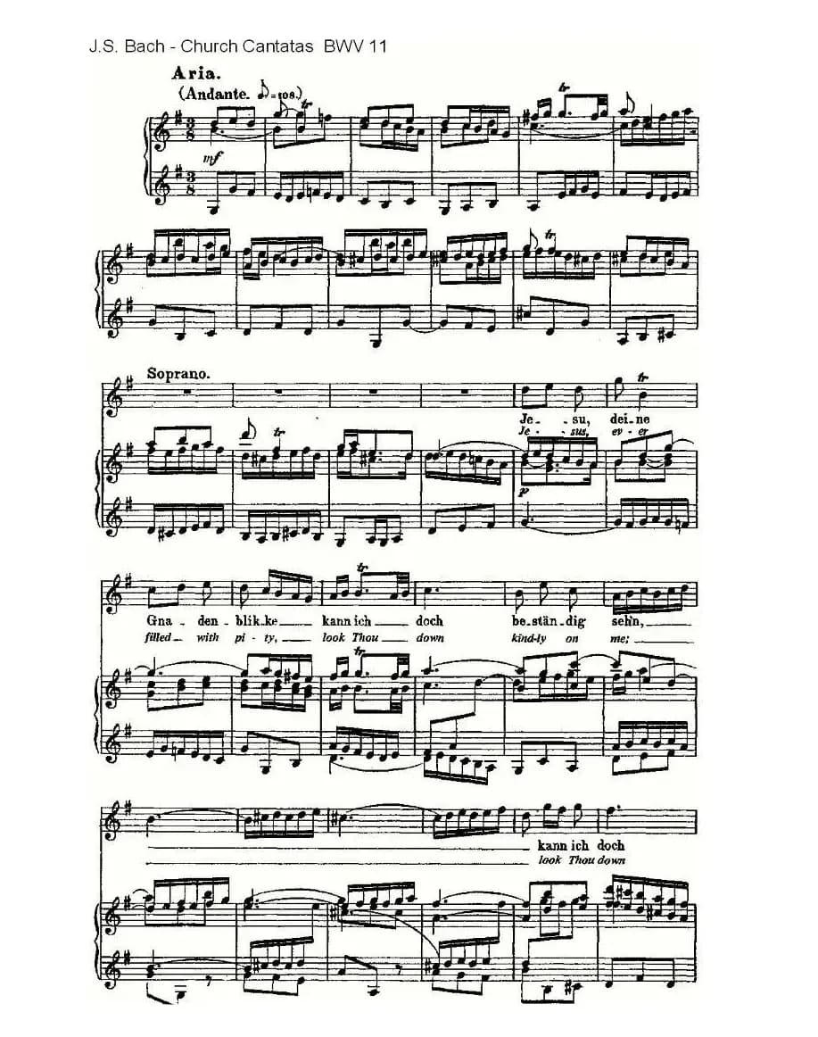 Lobet Gott in Seinen Reicben(颂扬上帝)