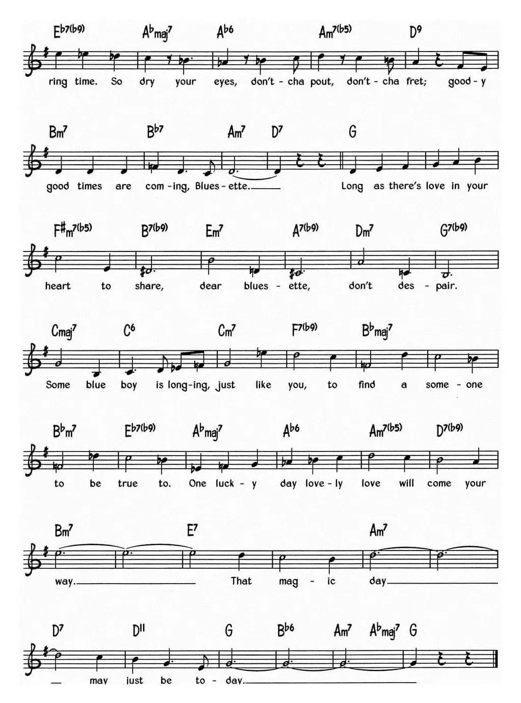 蓝调音乐：Bluesette