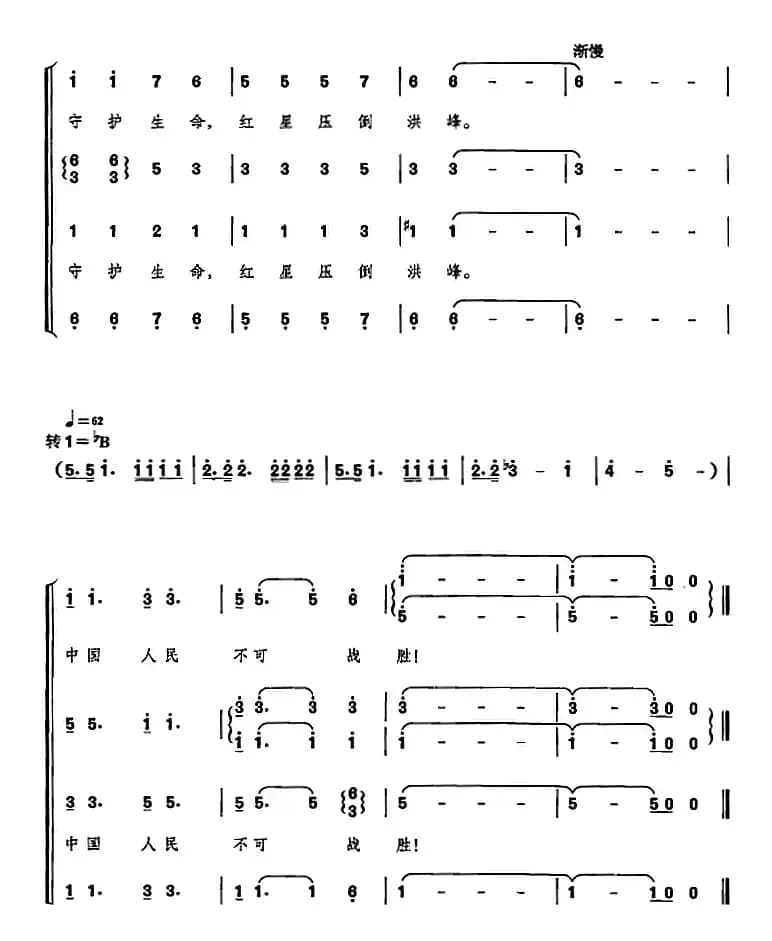不可战胜（选自音乐舞蹈史诗《复兴之路》）