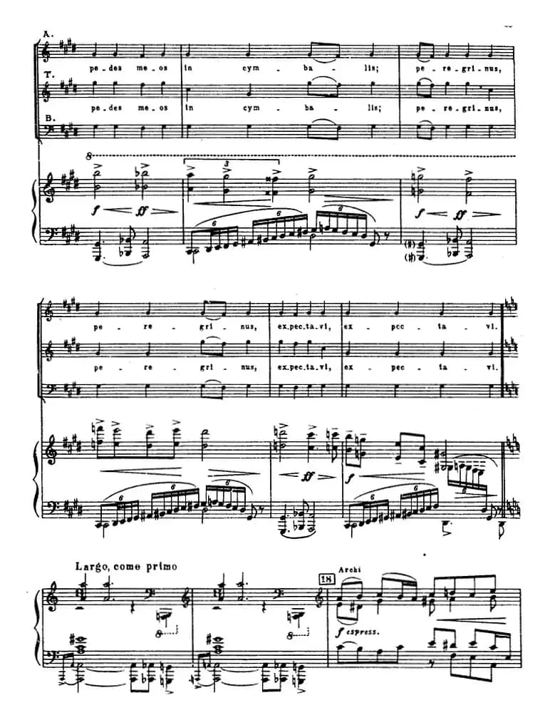 3.十字军占领普斯科夫城(选自大合唱《亚历山大·涅夫斯基》、正谱)