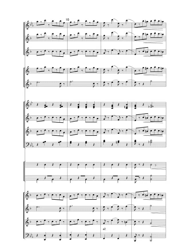 拉德茨基进行曲（总谱）