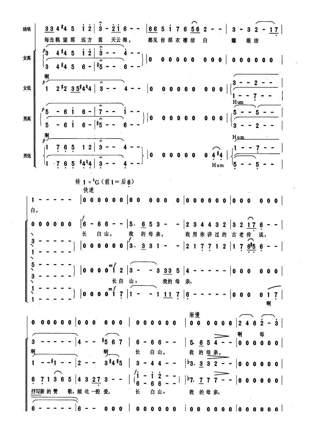 长白山，母亲之爱