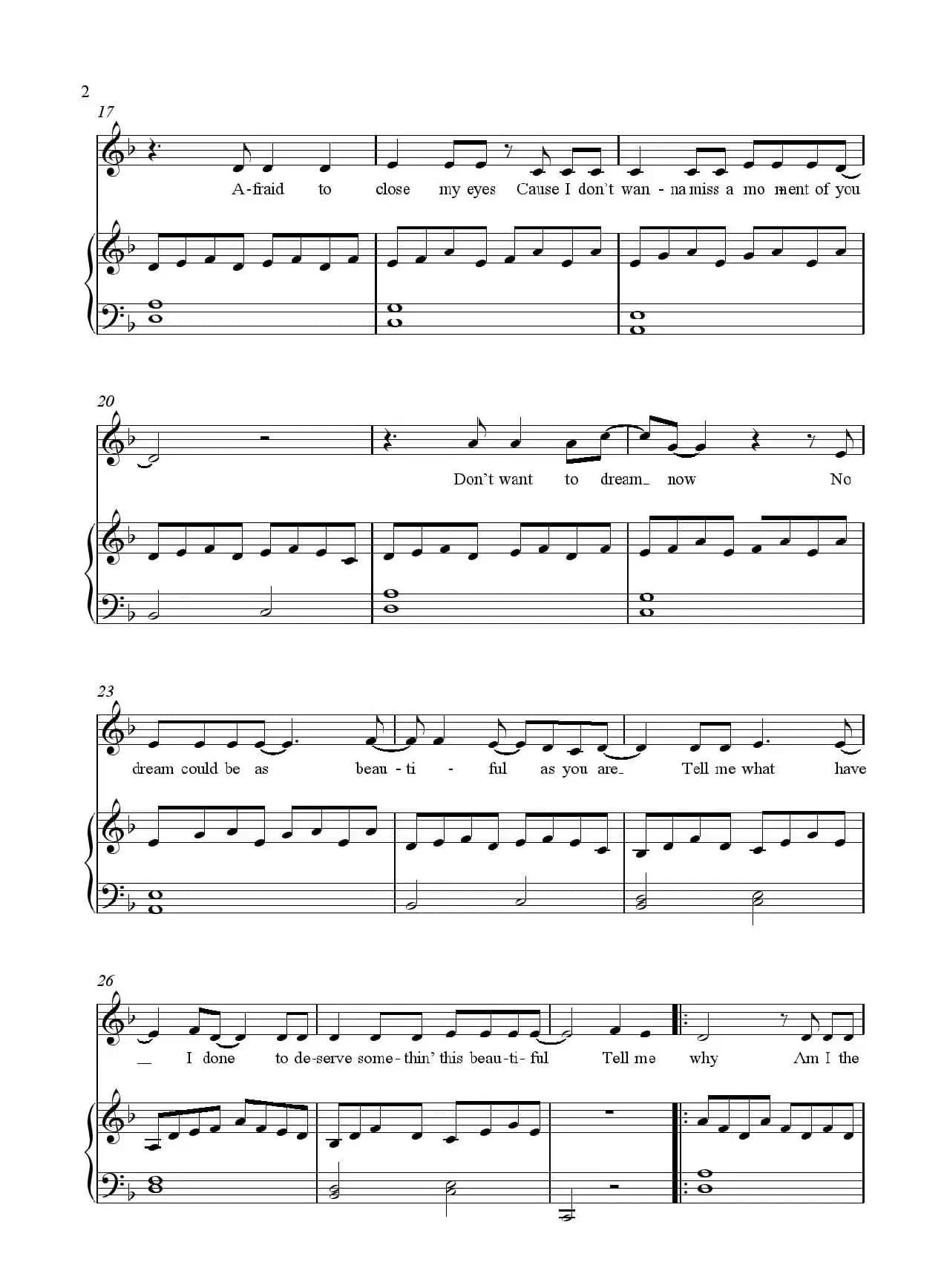 [美]Tell Me Why（美国电视连续剧《吸血鬼日记》插曲）（正谱）