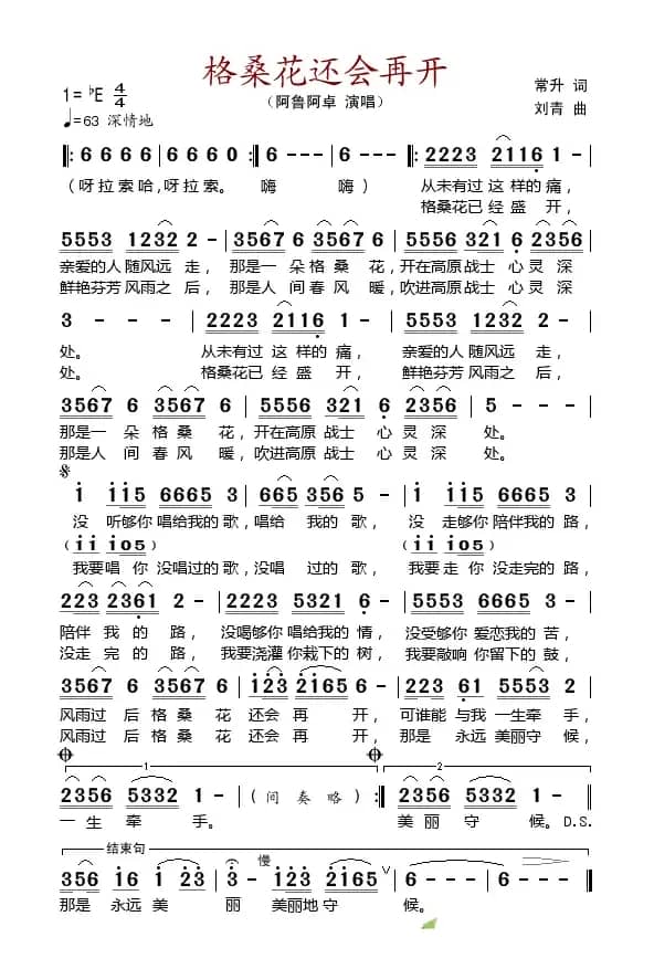 格桑花还会再开