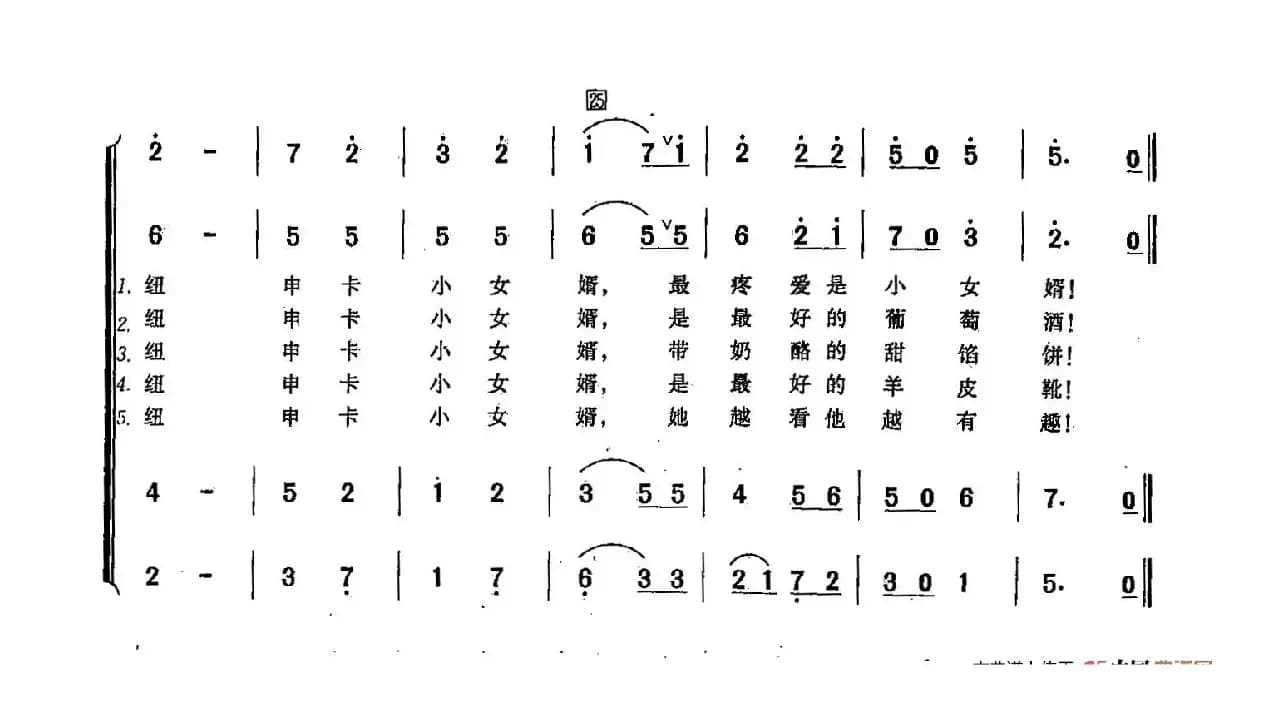 [俄]106七个女婿（合唱）