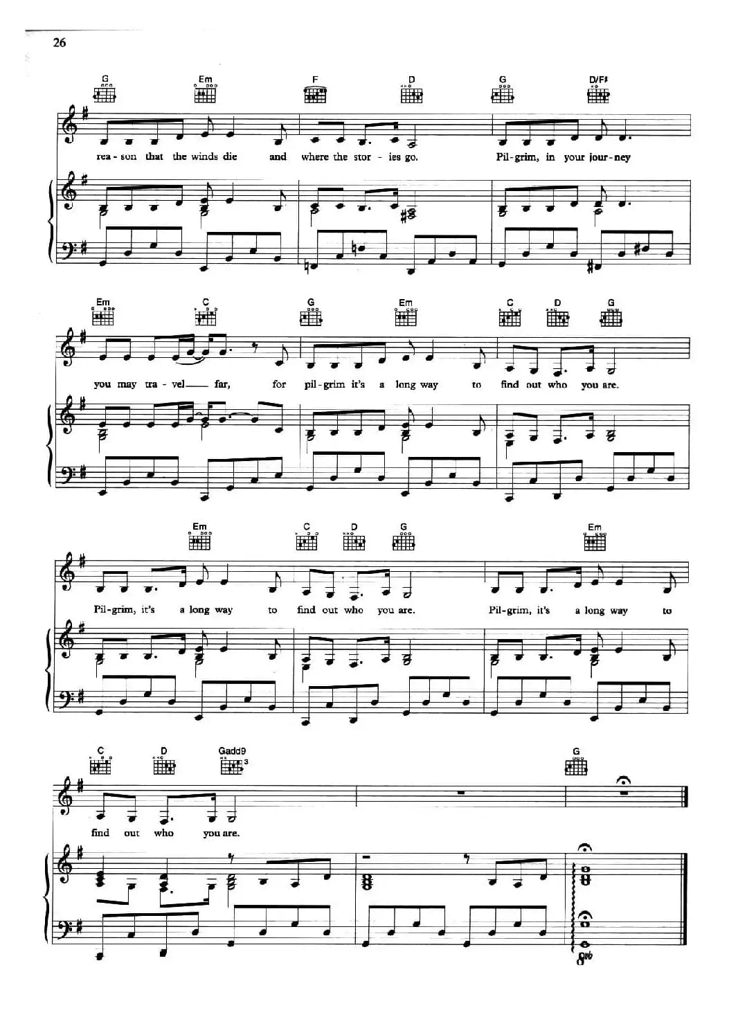 PILGIM （朝圣者）（正谱）