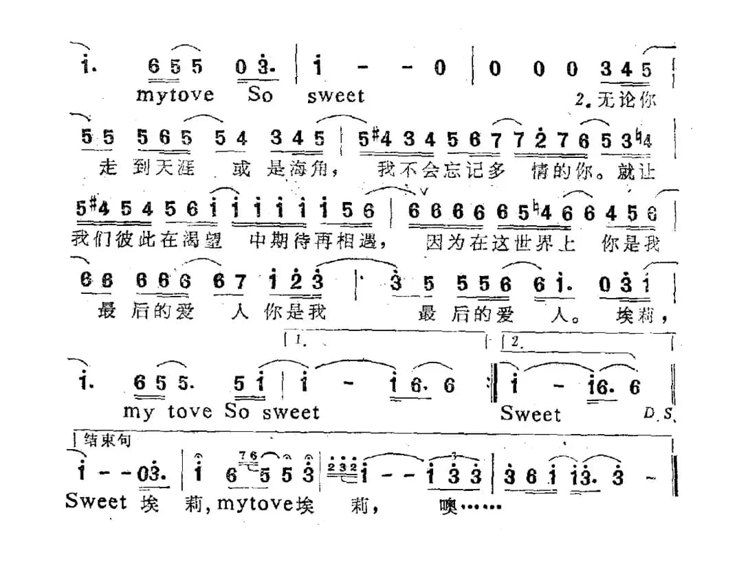 可爱的埃莉（日本电视剧《甜苹果酸苹果》主题曲）