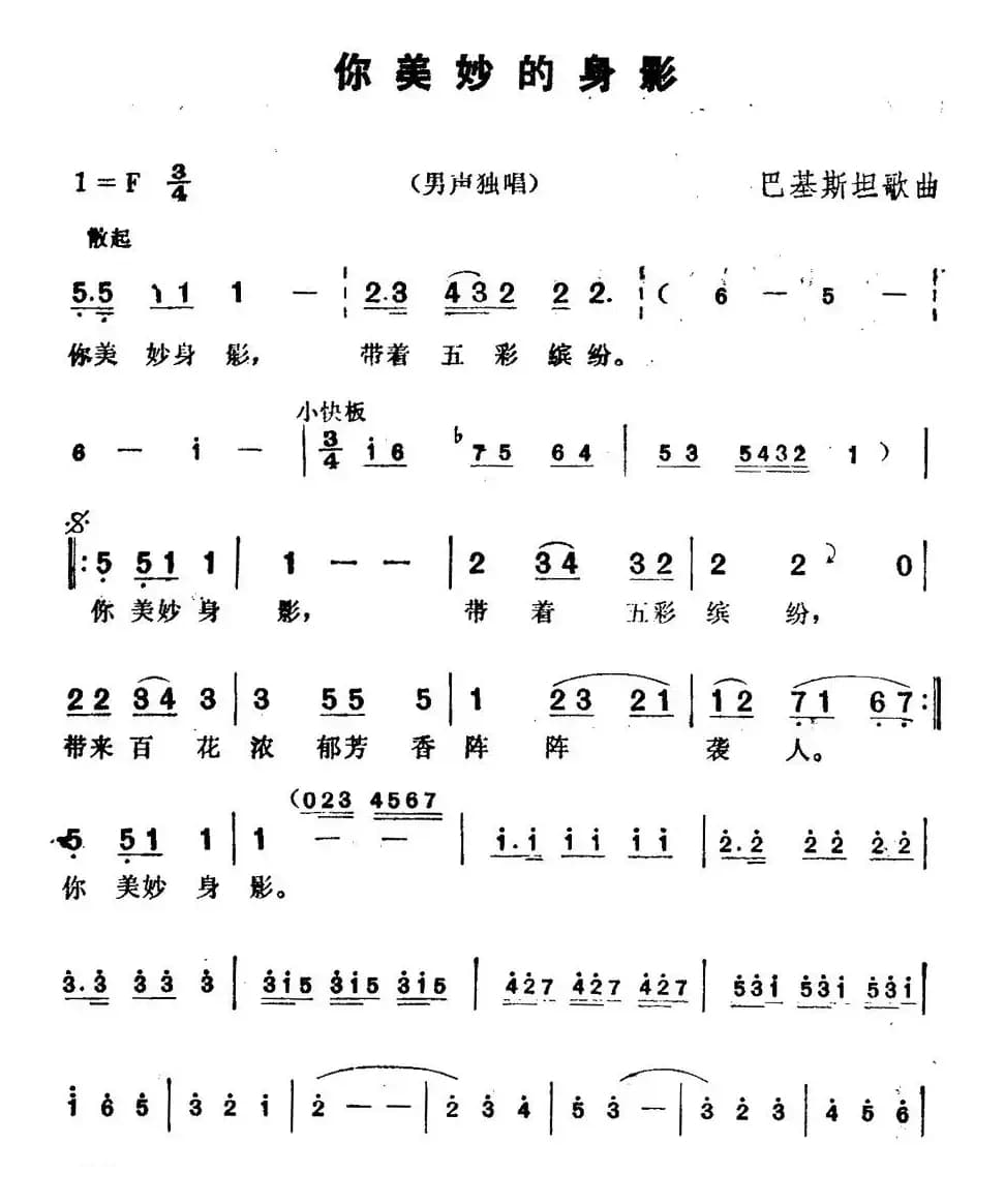 [巴基斯坦]你美妙的身影