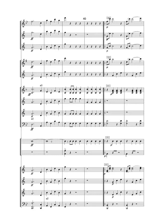 拉德茨基进行曲（总谱）