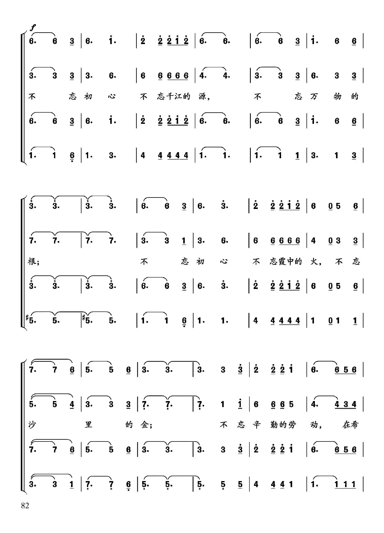 不忘初心（阿勇词 陈卫东曲）