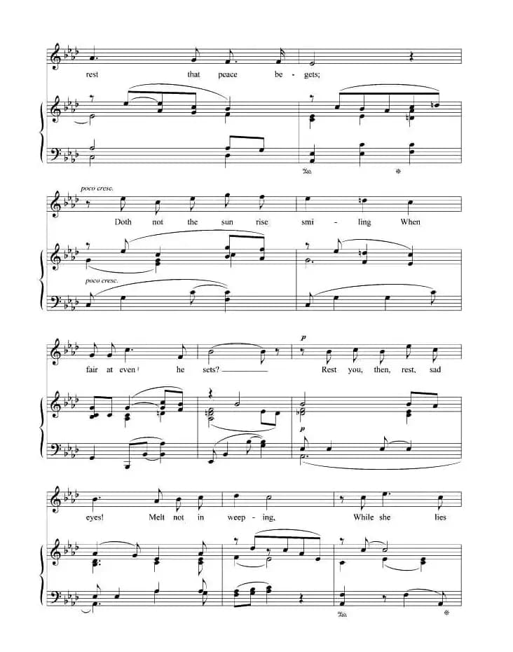 不再为你哭泣（正谱 [英]）