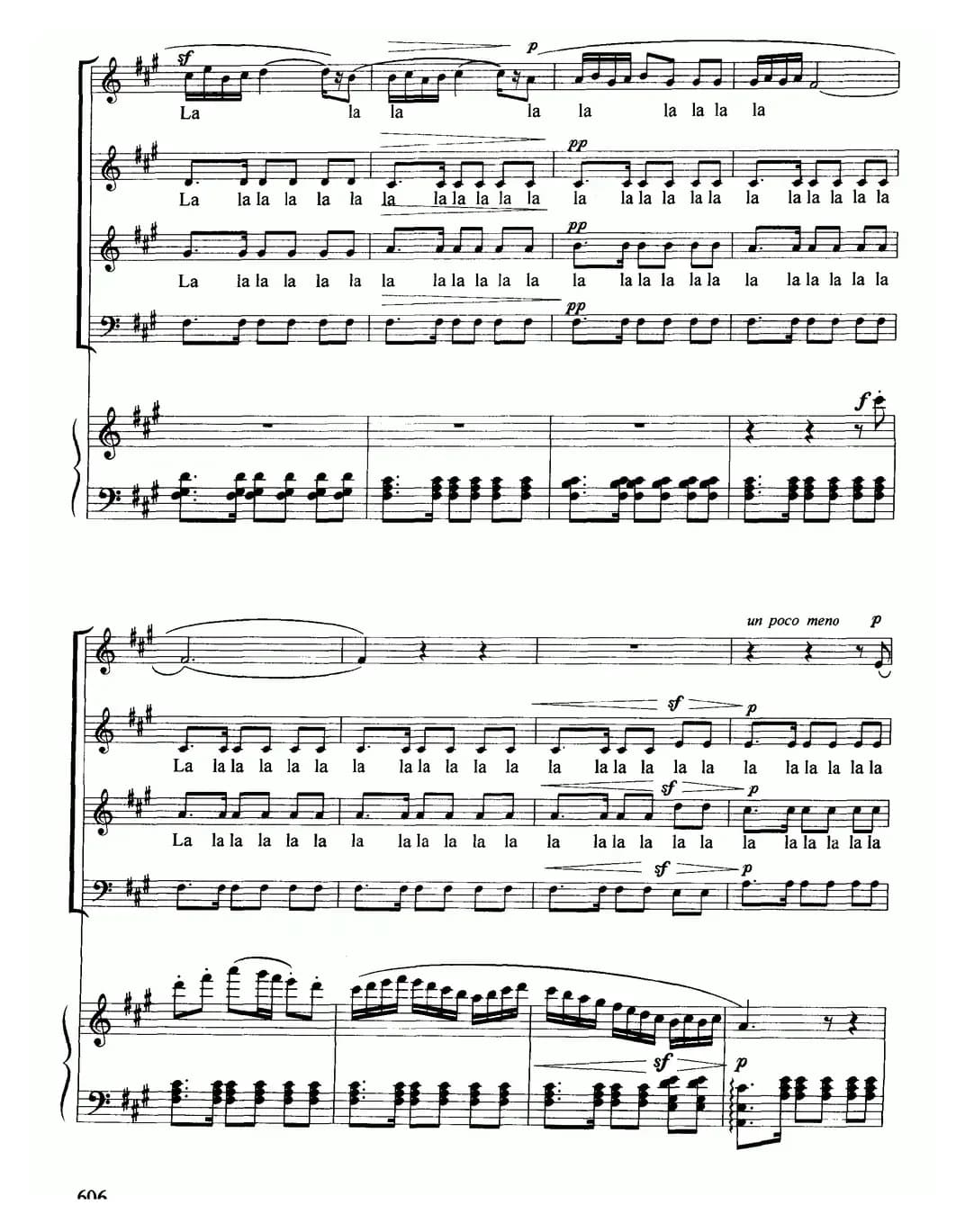 波西米亚人之舞（选自歌剧《卡门》）（混声合唱、正谱）