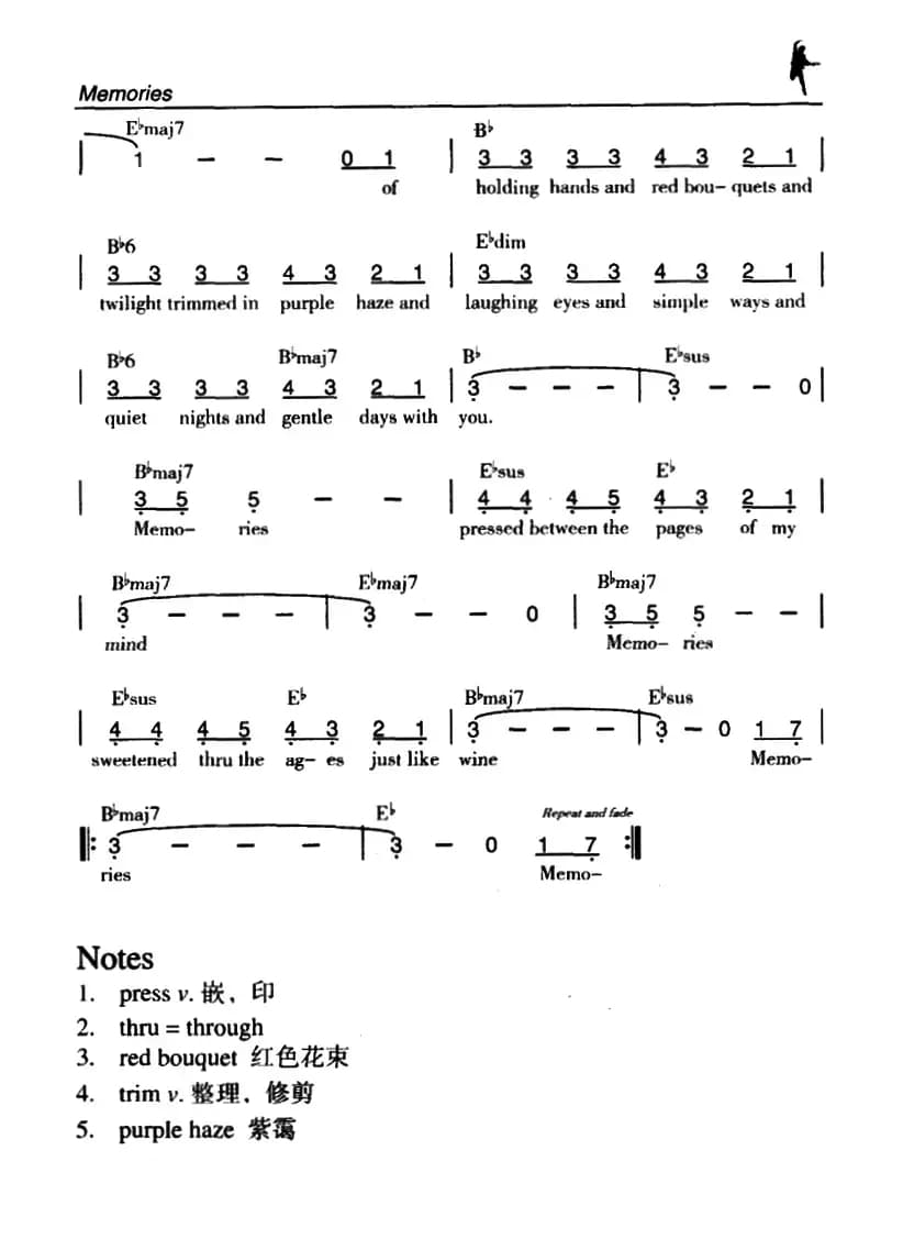 Memories（记忆）