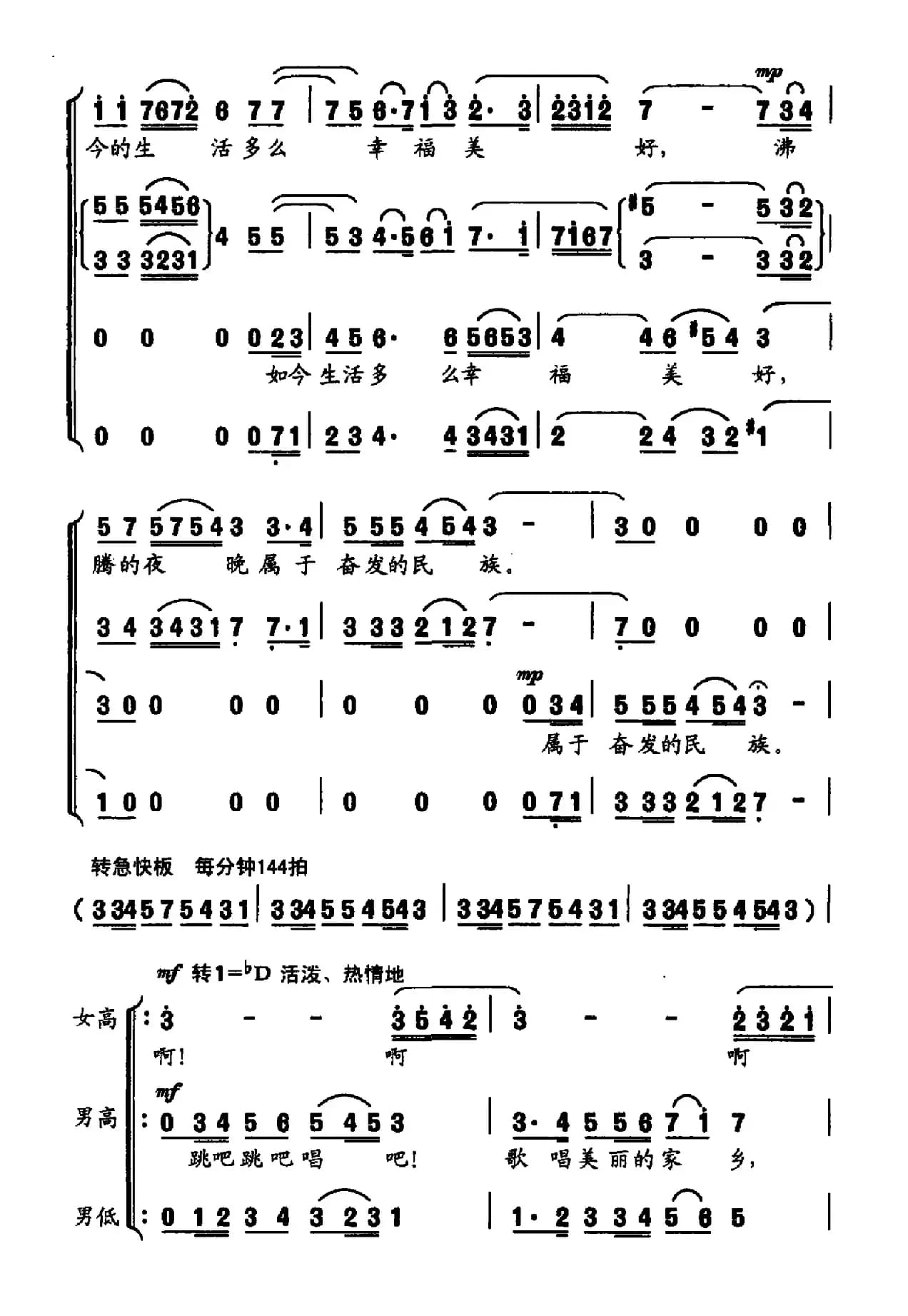 乡村“麦西来甫”（《天山风情》套曲之六）