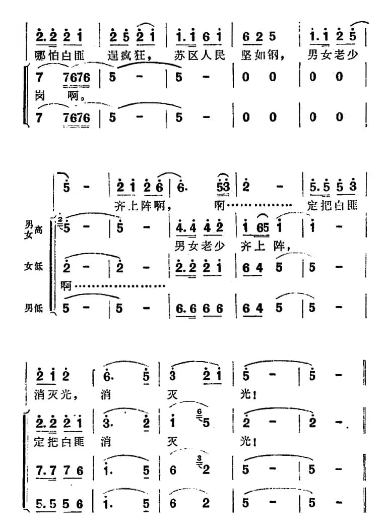 歌剧《洪湖赤卫队》第一场第一曲：保卫苏维埃，保卫家乡
