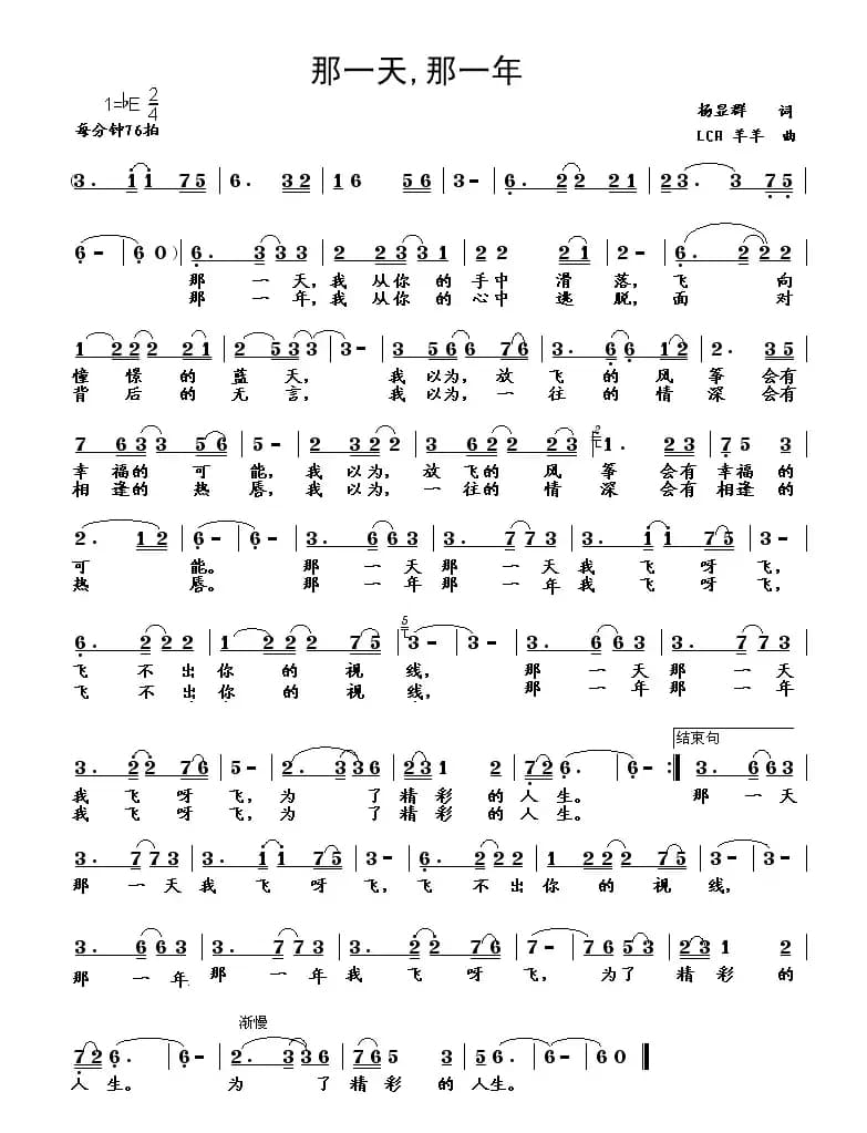 那一天，那一年