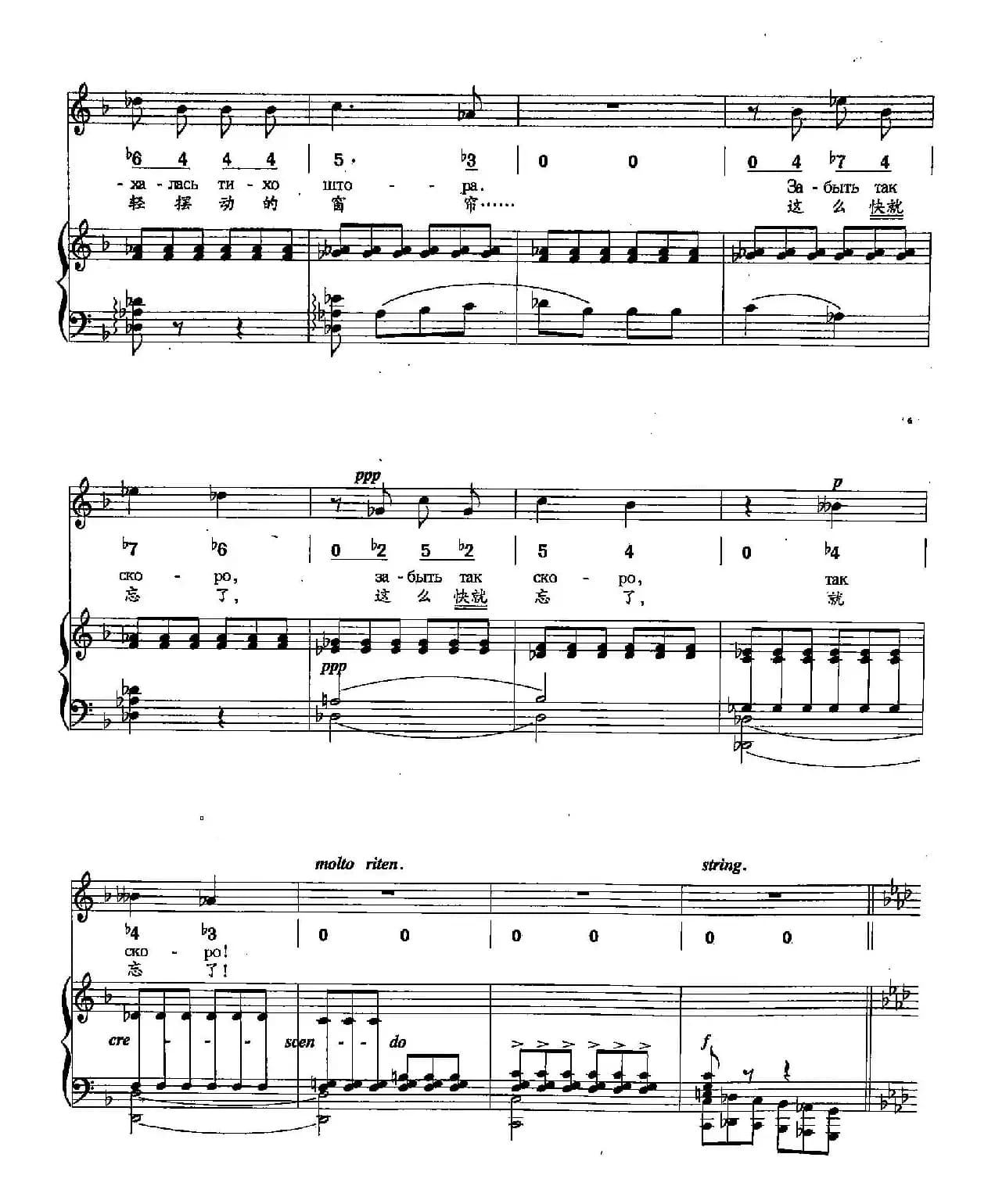 [俄]2这么快就忘了（正谱）