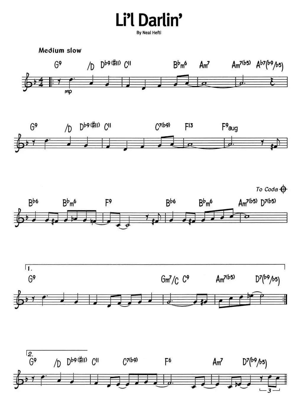 蓝调音乐：Li'l Darlin'