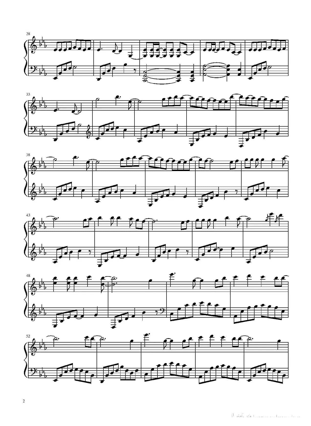 Stay With Me【《孤单又灿烂的神—鬼怪》插曲】（BiBiPiano钢琴版）