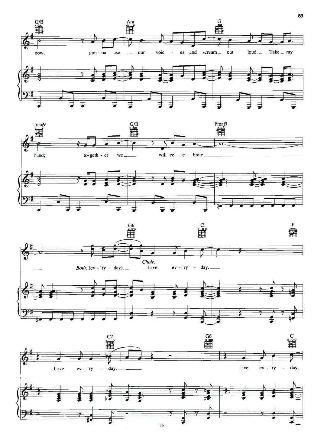 [美]Everyday（正谱）