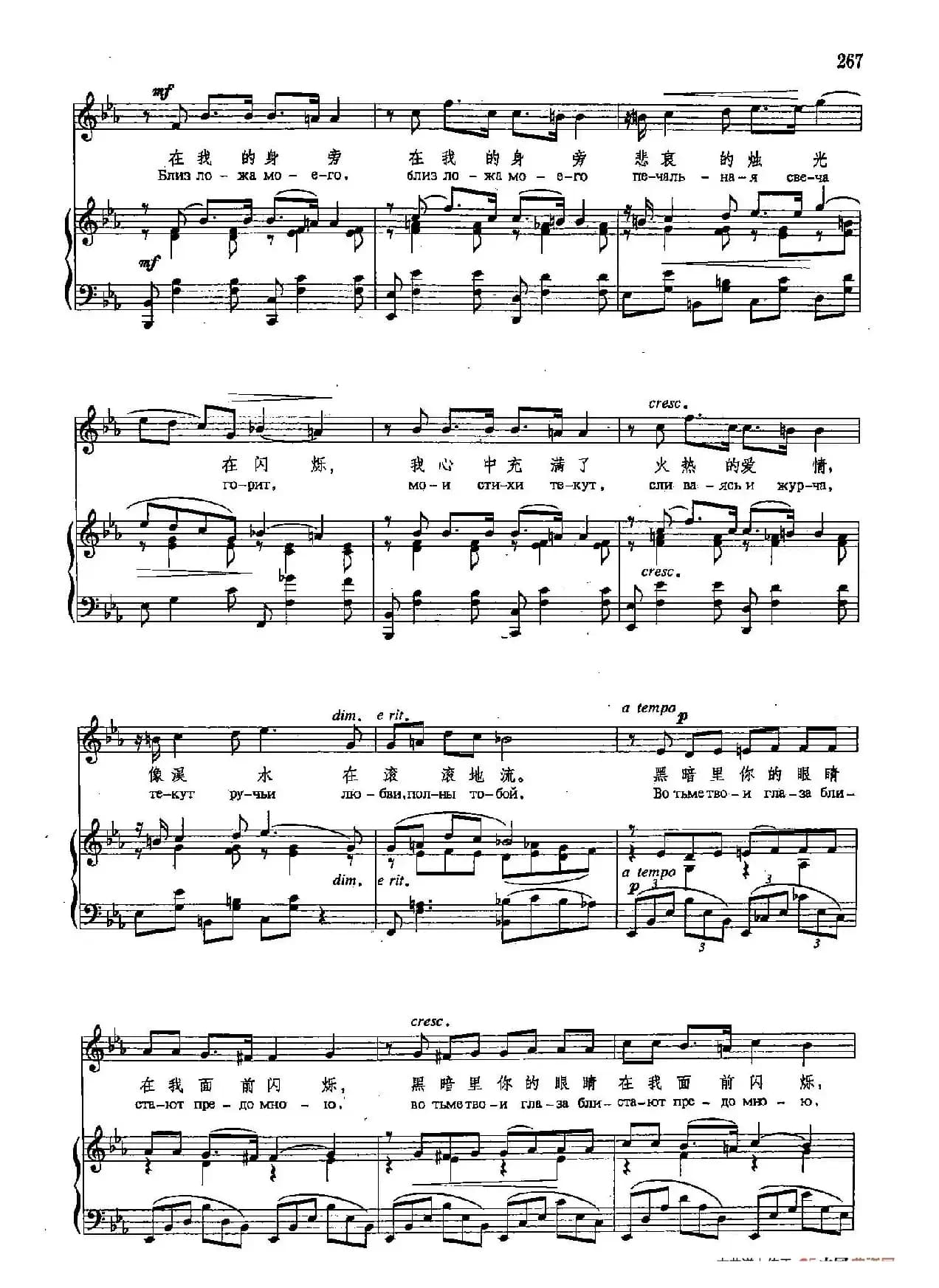 声乐教学曲库4-[俄]48夜（正谱） 