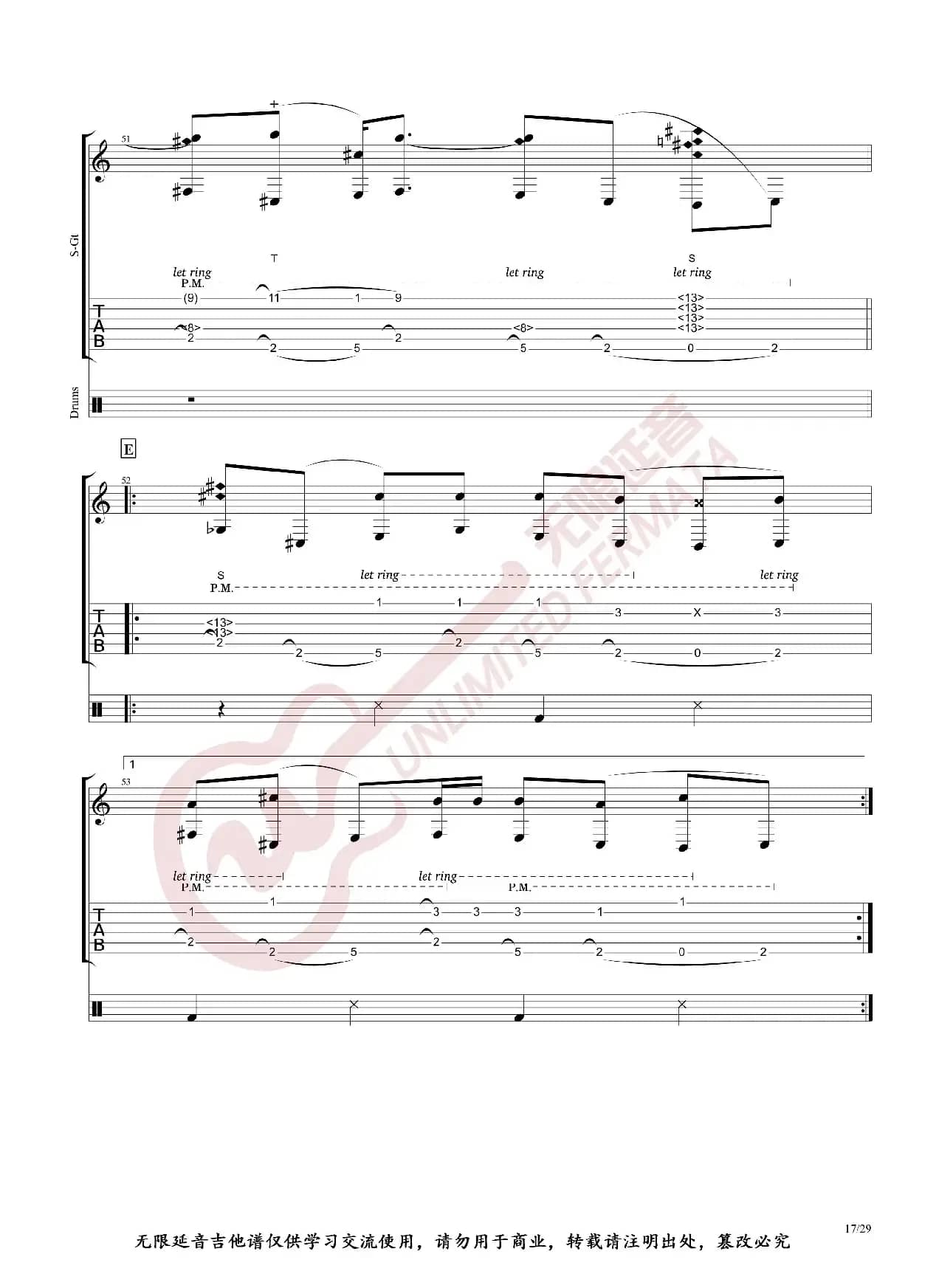 Alexandr Misko 指弹吉他谱 Billie Jean（无限延音编配）