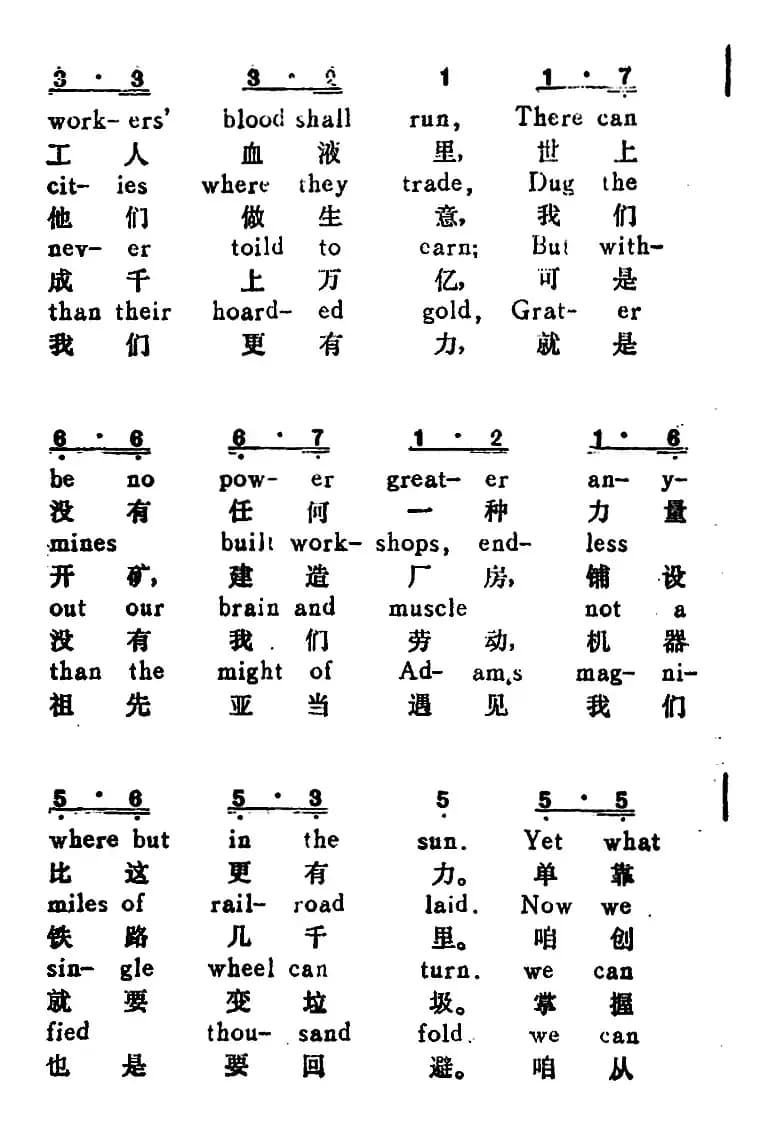 [美]工会使我们强有力（The Union Makes Us Strong）（汉英文对照）