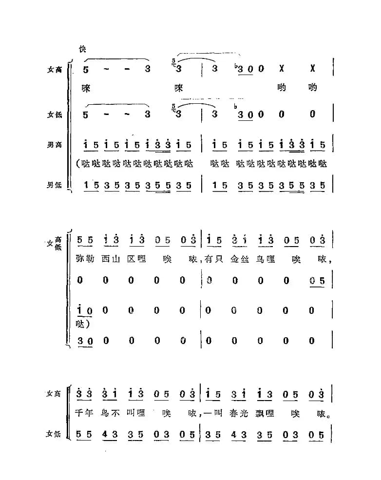 西山谣（彝族民间歌舞）