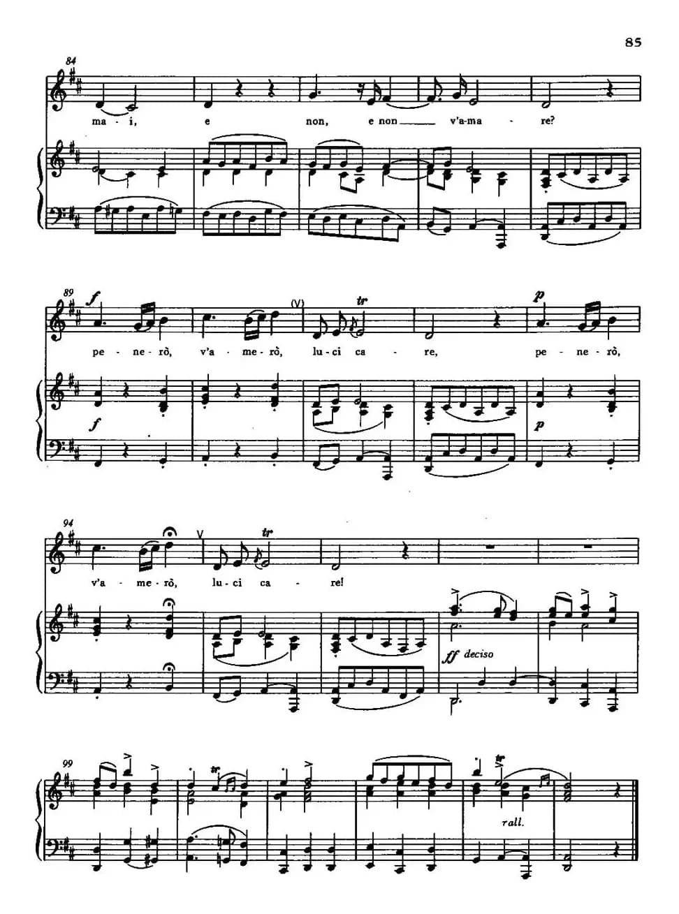 [意]Per la gloria d'adorarvi（以爱的名义）