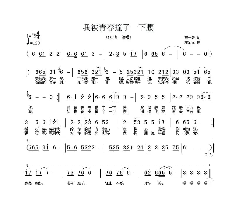 我被青春撞了一下腰