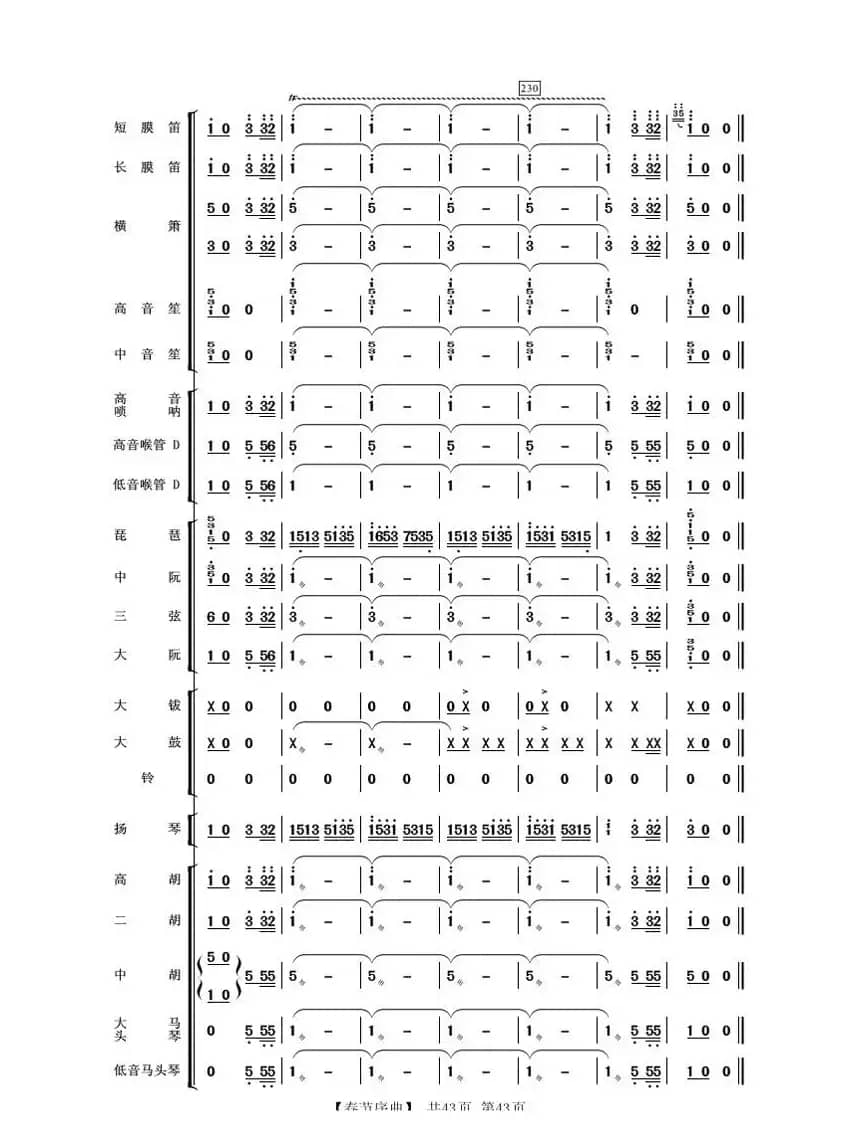 春节序曲（民乐合奏）