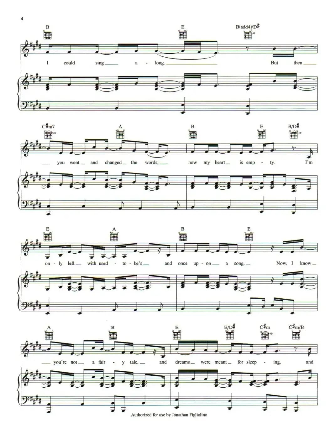 [美]When There Was Me And You（正谱）