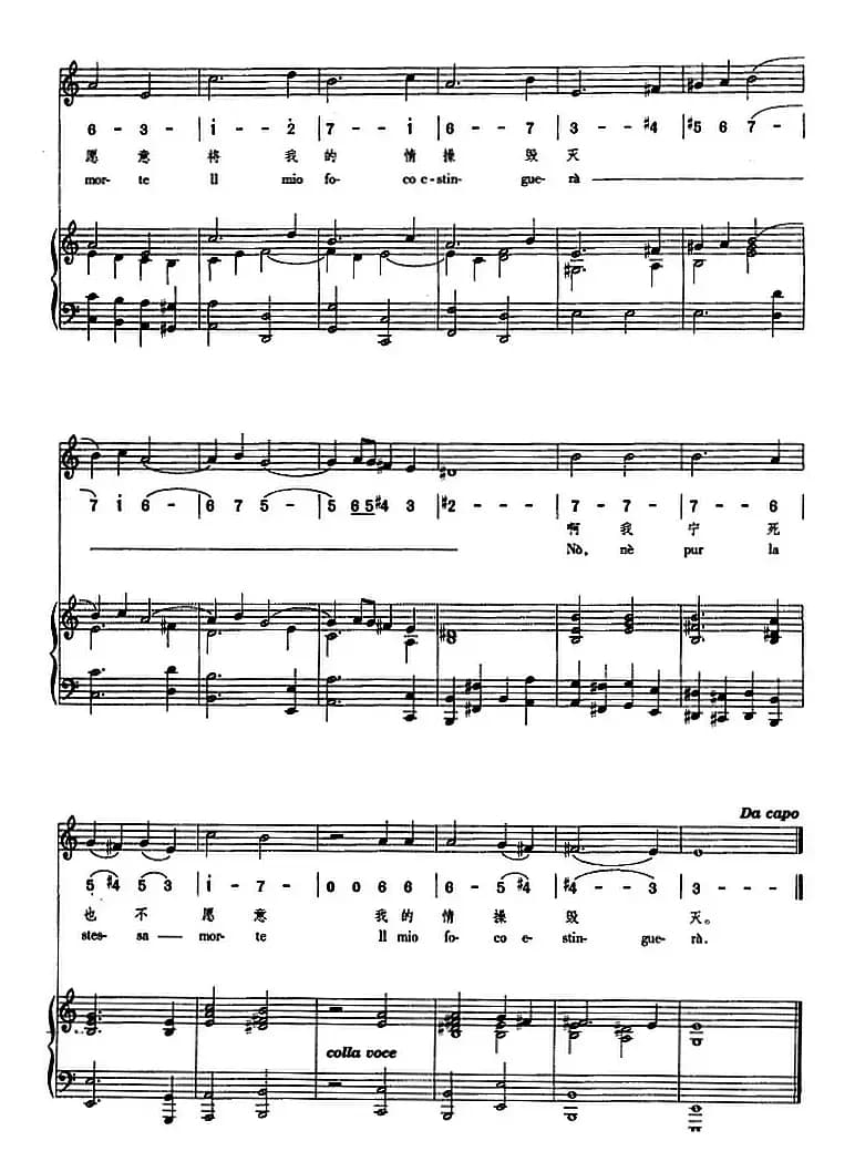 在牢笼中（正谱、线简谱、中外文对照版）