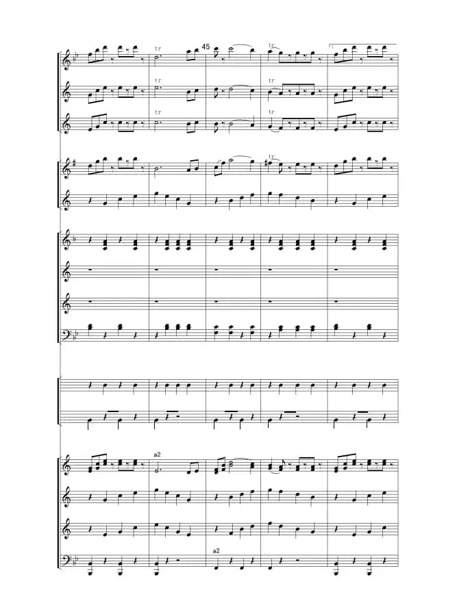 拉德茨基进行曲（总谱）