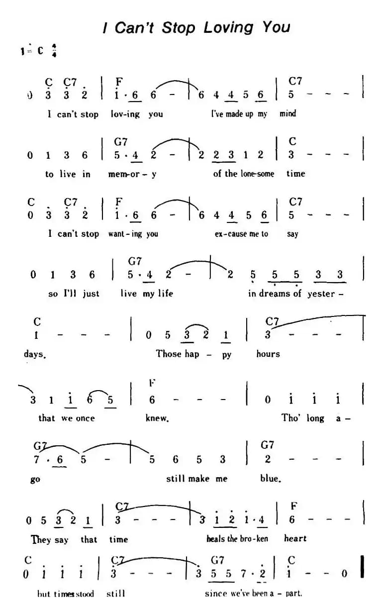 [美]I Can't Stop Loving You（我爱你永远）