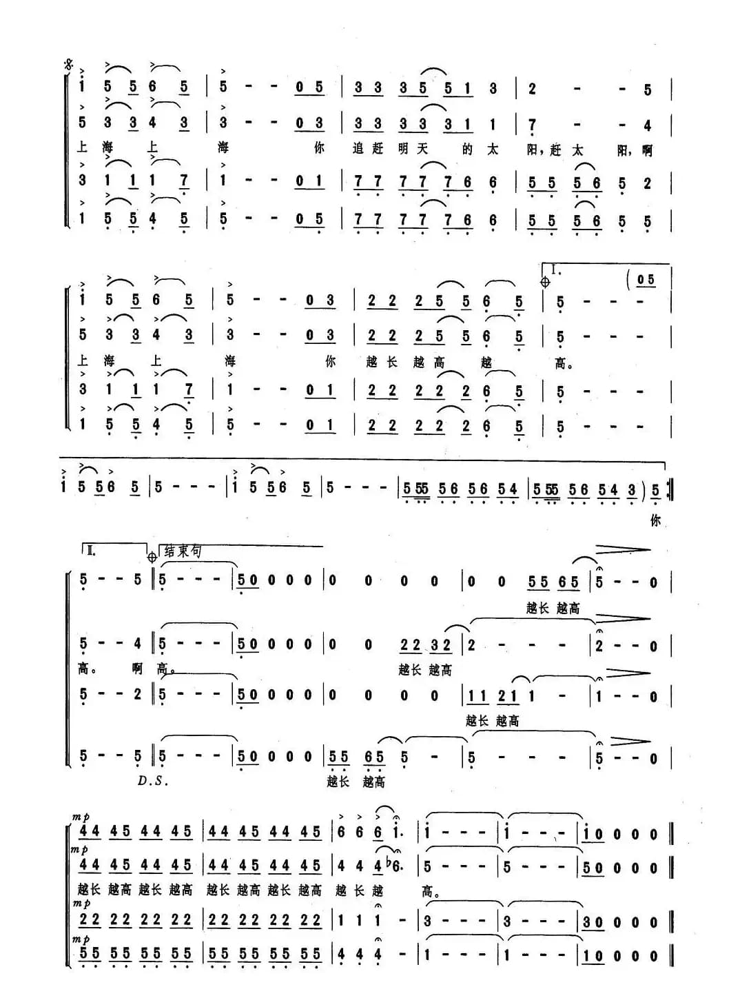 上海，你越长越高