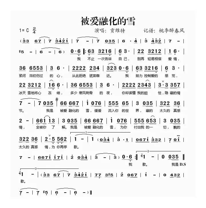 被爱融化的雪