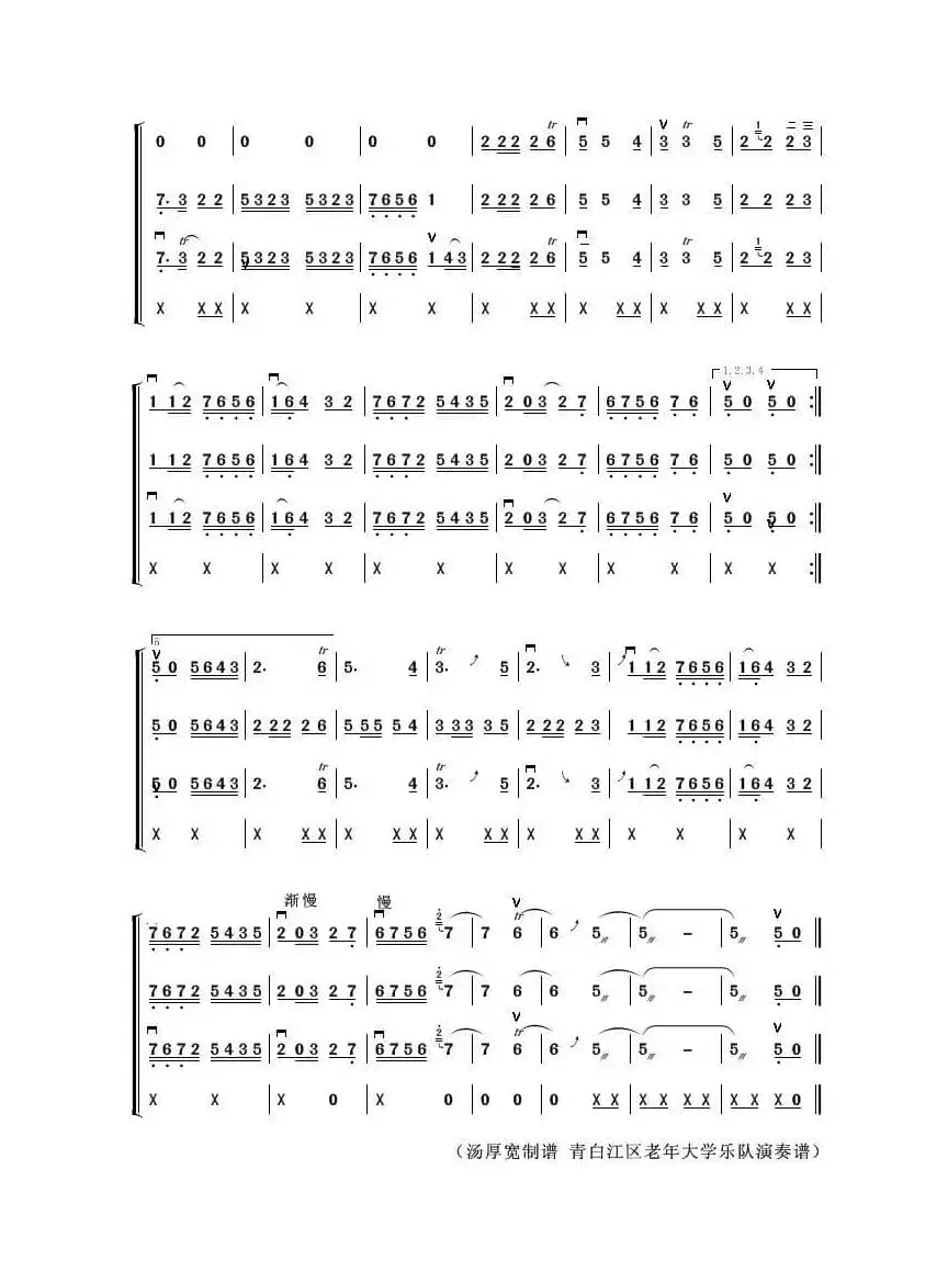 幸福年（器乐合奏曲）