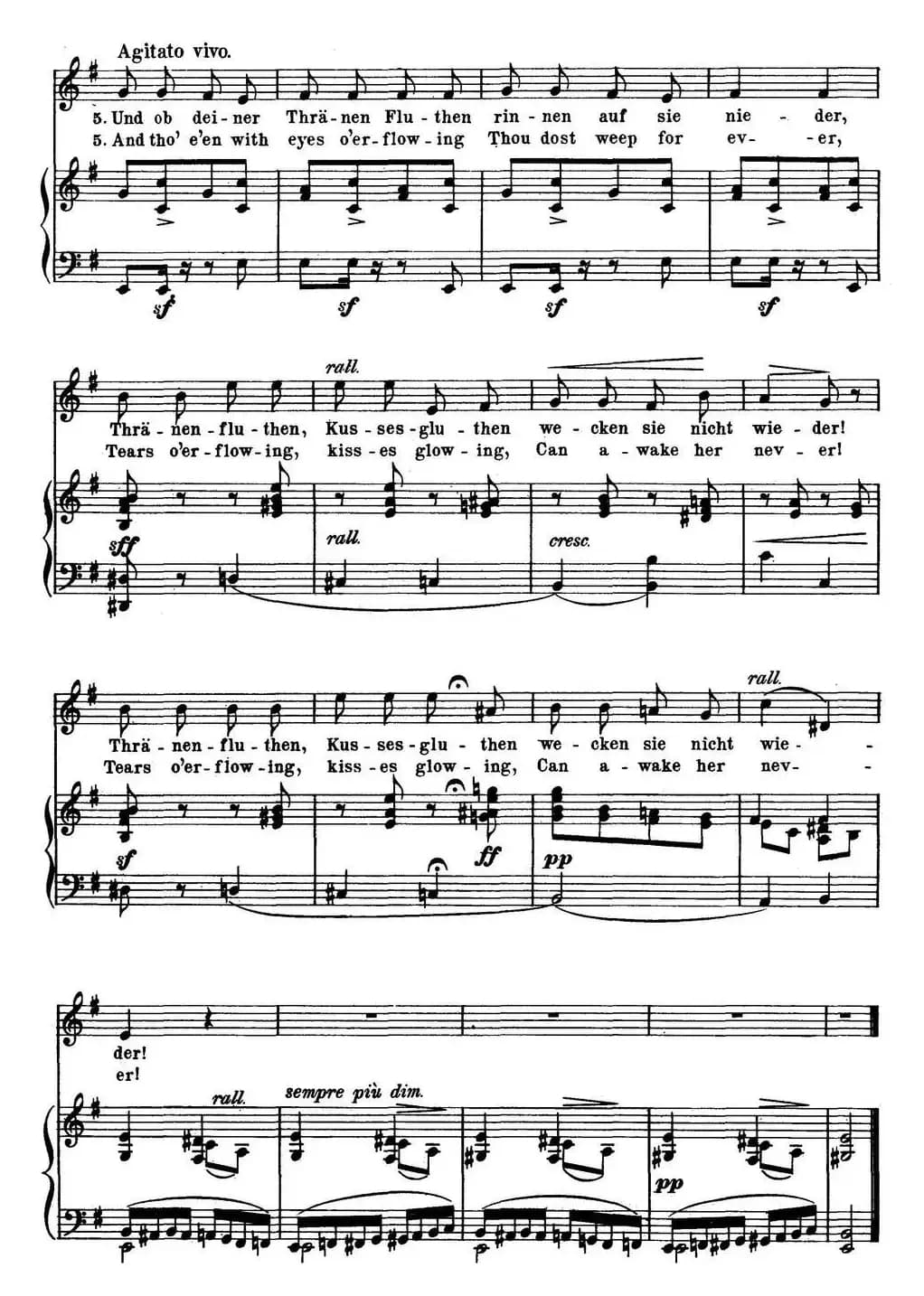 Chopin-17 Polish Songs Op.74，No.15（Die Heinmkehr. Homeward.）（钢琴伴奏谱）