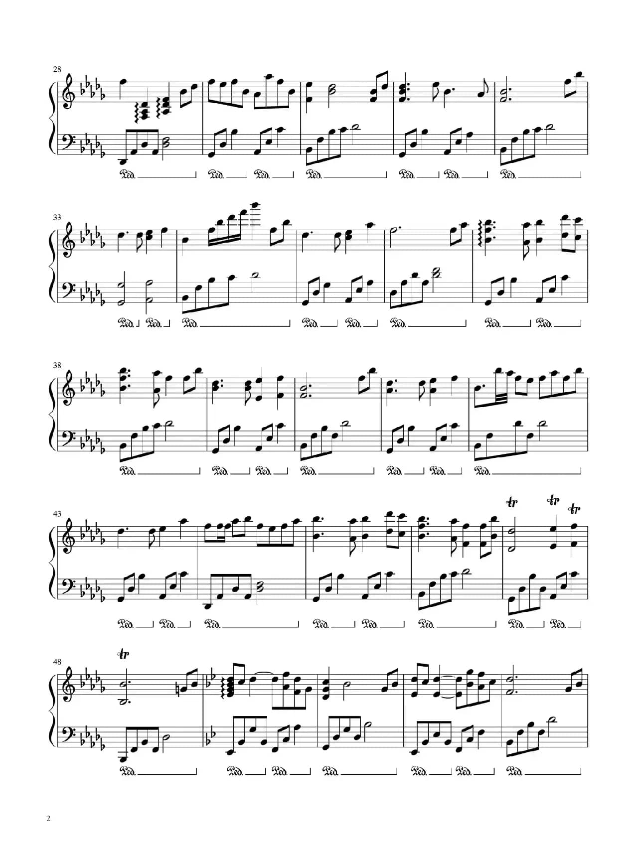 风居住的街道（风の住む街）（BiBiPiano钢琴版）