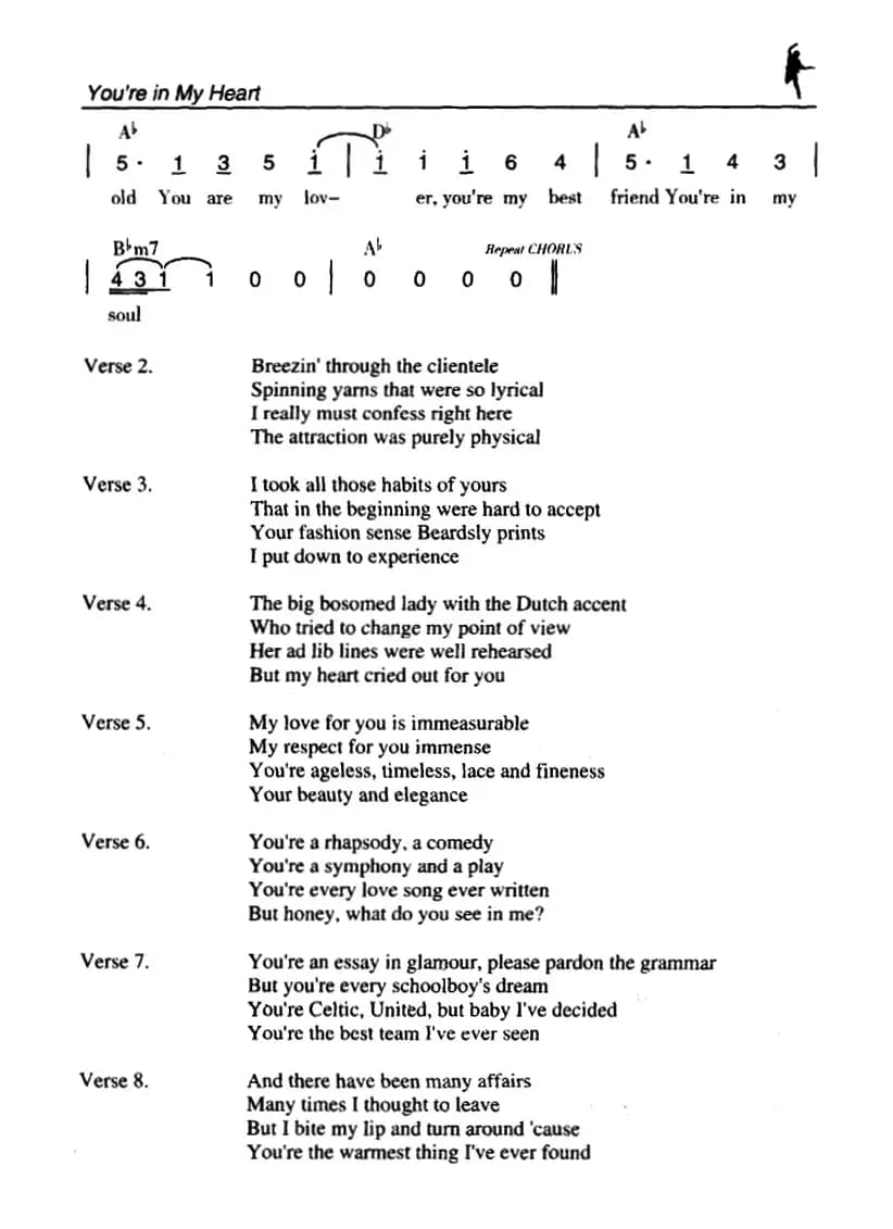 You're in My Heart（你在我心中）