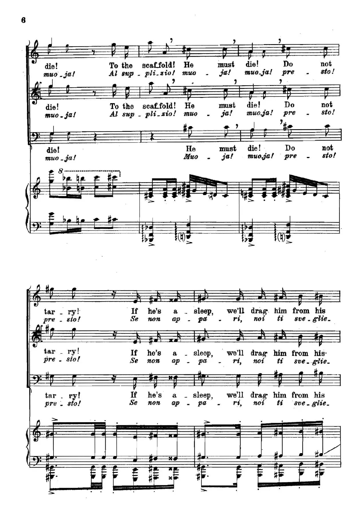 《图兰朵公主》三幕五场歌剧（英意双语）全谱（钢琴伴奏谱 P1——27）